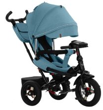 Велосипед-КОЛЯСКА дитячий триколісний TILLY Impulse T-386/2 Темно-сірий льон