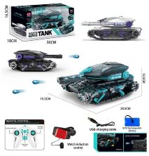 Танк на керуванні HD 5011 на акумуляторі 3.7V з підсвіткою і звуком. Стріляє арбіями! Сенсорне керування