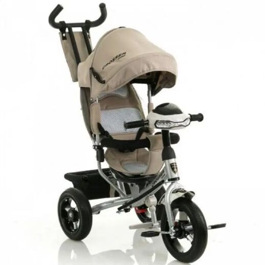 Триколісний велосипед Crosser One T1 бежевий