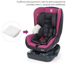 Автокрісло ME 1010 INFANT Pink Shadow дитяче,група 0+/1 (до 18 кг),сер-розов
