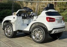 Дитячий електромобіль-джип Mercedes 653 BR-1 WHITE на EVA колесах з MP3, SD слот, USB