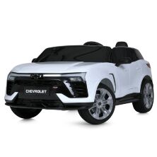 Дитячий двомісний електромобіль Машина M 5110EBLR-1(24V) Chevrolet м'яке сидіння, білий