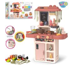 Дитячий ігровий набір інтерактивна кухня велика LIMO TOY 889-190 плита мийка духовка посуд**
