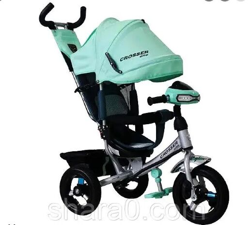 Триколісний велосипед Crosser One T1 м'ятний