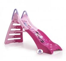 Дитяча пластикова гірка з водним ефектом Minnie Іnjusa 20021 / колір рожевий