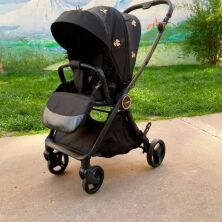 Прогулянкова дитяча коляска El Camino ME 1078 VERSA Melange Gray/сіра