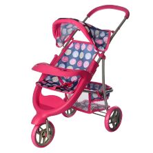 Прогулянкова Коляска для ляльки залізна Melogo 9614 триколісна**