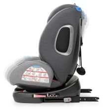 Автокрісло дитяче EL CAMINO Absolute ME 1079 Royal Total Blac група 0+1,2,3 система isofix льон чорний