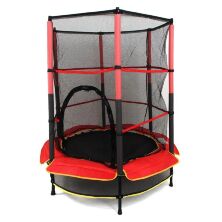 Батут дитячий круглий з сіткою Tilly BT-RJ-0072 червоний