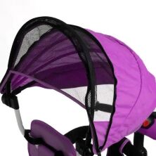 Велосипед коляска дитячий триколісний Baby Trike 6699Ф для дівчинки / фіолетовий