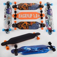 Скейт-лонгборд "Best Board" С 32020 колеса ПУ + підшипник АВЕС-11 / Скейтборд 6 видів