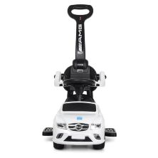 Дитяча каталка-толокар Bambi 2 в 1 Mercedes M 3902L-1 батьківська ручка сидіння під багажником біла **