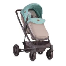 Коляска-трансформер дитячий класична універсальна Lorelli S-500 Grey-Black Cross з автокріслом