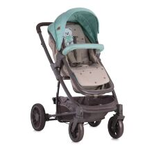 Коляска-трансформер дитячий класична універсальна Lorelli S-500 Grey-Black Cross з автокріслом