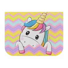 Дитяча регульована парта зі стільчиком растишка Bambi W 2071-95-5(UA) Єдиноріг м'ятна**