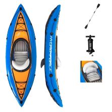 Надувний човен Каяк BESTWAY 65115 з веслами і ножним насосом**