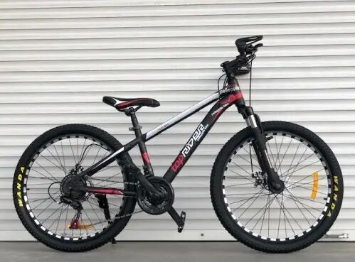 Велосипед спортивний TopRider 611 коліс 24 дюйми/Shimano/ рама сталевий/колір червоний