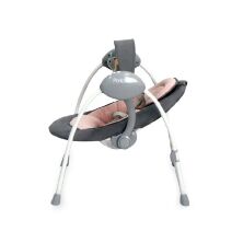 Дитячі електронні музичні гойдалки-шезлонг Lorelli (Bertoni) Portofino String Stars. Колір Бежевий