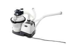 Пісочний фільтр-насос для басейну Intex 26644 продуктивність 4500 л/ч. Фільтраційна установка