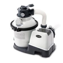 Пісочний фільтр-насос для басейну Intex 26644 продуктивність 4500 л/ч. Фільтраційна установка