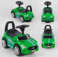 Дитяча каталка толокар Машина JOY 77-105 Автомобіль Mercedes з музичними ефектами/зелений