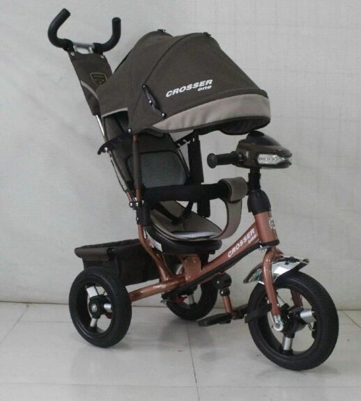 Триколісний велосипед Crosser One T1 шоколадний