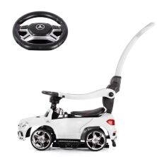 Каталка-толокар Mercedes SX 1578-1 з батьківською ручкою 3в1 біла **