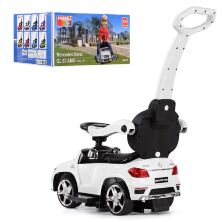 Каталка-толокар Mercedes SX 1578-1 з батьківською ручкою 3в1 біла **