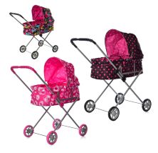 Коляска для ляльки класика залізна Melogo 9308/002 люлька-переноска**