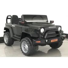 Дитячий електромобіль джип CH938C чорний MP3, SD слот, USB повний привід 4X4