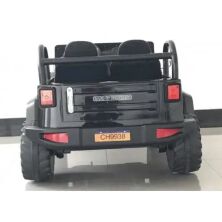 Дитячий електромобіль джип CH938C чорний MP3, SD слот, USB повний привід 4X4