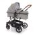 Коляска-трансформер дитячий класична універсальна Lorelli S-500 Dark Grey Lighthouse з автокріслом