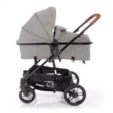 Коляска-трансформер дитячий класична універсальна Lorelli S-500 Dark Grey Lighthouse з автокріслом