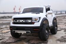 Дитячий електромобіль машина джип Ford Long T-7819 EVA WHITE білий