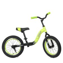 Велобіг від беговел з підніжкою ML-078-3 сталева рама колеса 14 дюймів надувні / жовтий**