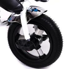 Велосипед коляска дитячий триколісний Baby Trike 6595Г з ключем запалювання / блакитний