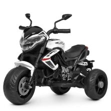 Дитячий електромобіль МОТОЦИКЛ трицикл Bambi Racer M 4152EL-1 з MP3 на EVA колесах / білий*&**