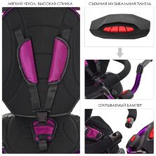 ⏩ Велосипед-коляска дитячий триколісний Turbo Trike M 4058-8 фуксія **