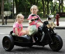 Дитячий електромотоцикл з люлькою M 5049EL-2 MP3, USB, Світлові ефекти