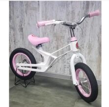 Дитячий Беговел 12" MG18A Silver-Orange Магнієва рама