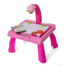 Дитячий мольберт PN-03 3 в 1 столик проектор для малювання слайди маркери губка крейда **