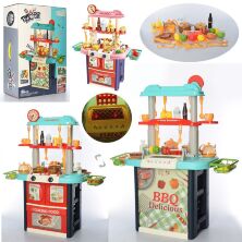 Дитячий ігровий набір інтерактивна кухня велика 8765AB звукові та світлові ефекти**