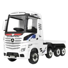 Дитячий електромобіль вантажівка з причепом Bambi Racer 4WD Мерседес M 4208EBLR-1(2) білий **