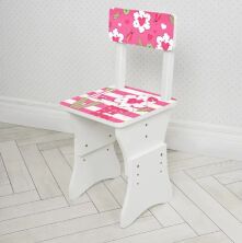 Дитяча парта регульована шкільна зі стільцем 904-143(UA) малюнок Сердечка**