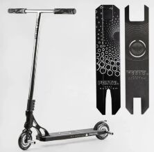 Трюковий самокат Best Scooter PL-81855 "Portal" HIC-система/алюмінієвий диск і дека/чорний