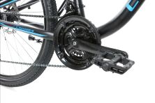 Спортивний гірський велосипед Crosser Legion 26 дюйми чорно-синій
