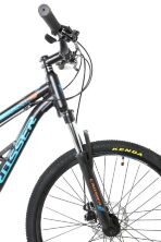 Спортивний гірський велосипед Crosser Legion 26 дюйми чорно-синій