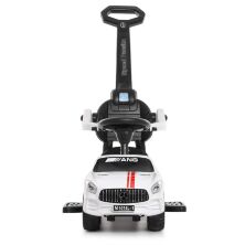 Дитяча каталка-толокар Bambi 2 в 1 Mercedes M 4074L-1 батьківська ручка музика біла **