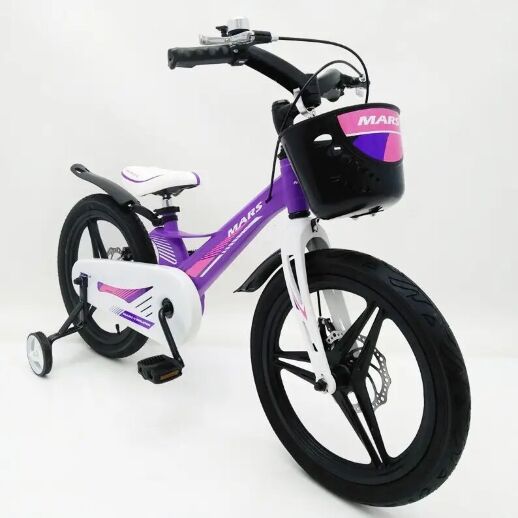 Дитячий двоколісний велосипед MARS-2 Evolution колеса 18 дюймів магнезиевая рама фіолетовий