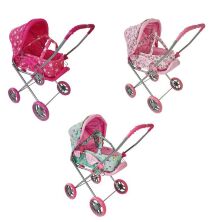 Коляска для ляльки універсальна з люлькою перенесенням MELOGO 9391(HT) єдиноріжки/рибки/зірочки